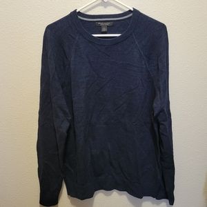 Banana Republic Men's Organic Cotton Longsleeve Crewneck Sweater Navy size Large